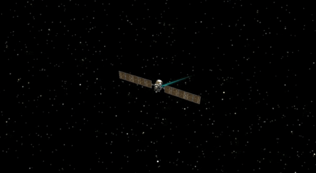 Artist's concept of NASA Dawn spacecraft