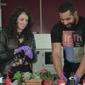 Rita Blaik and John Urschel in lab